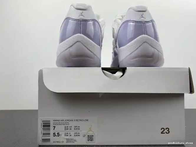 Cheap 11 Pure Violet Air Jordan WMNS AH7860-101 Low 0503